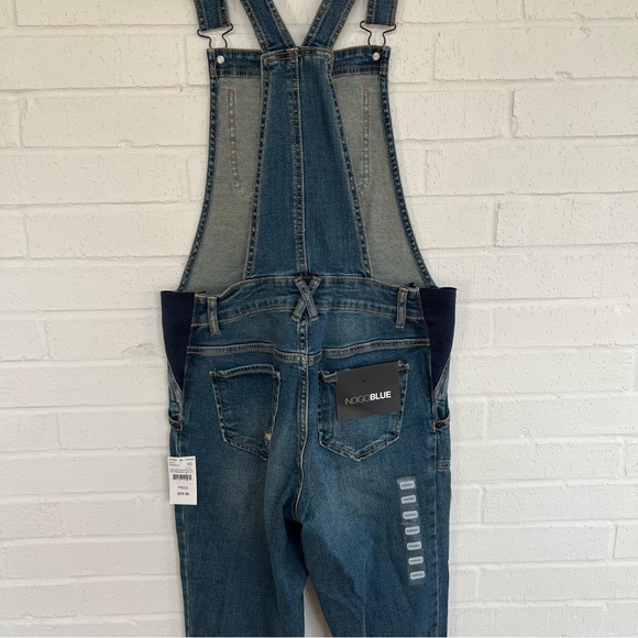 Indigo Blue Maternity overalls - Picture 4 of 4